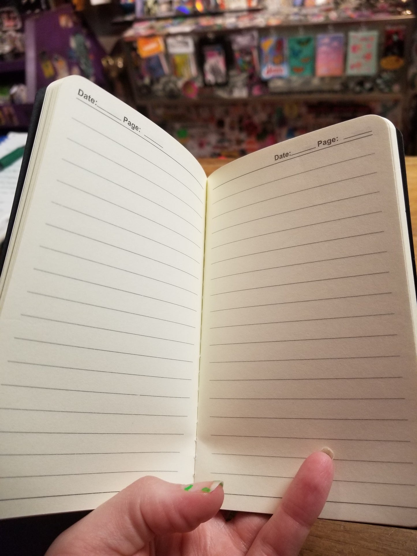 Block Printed Pocket Sized Notebook