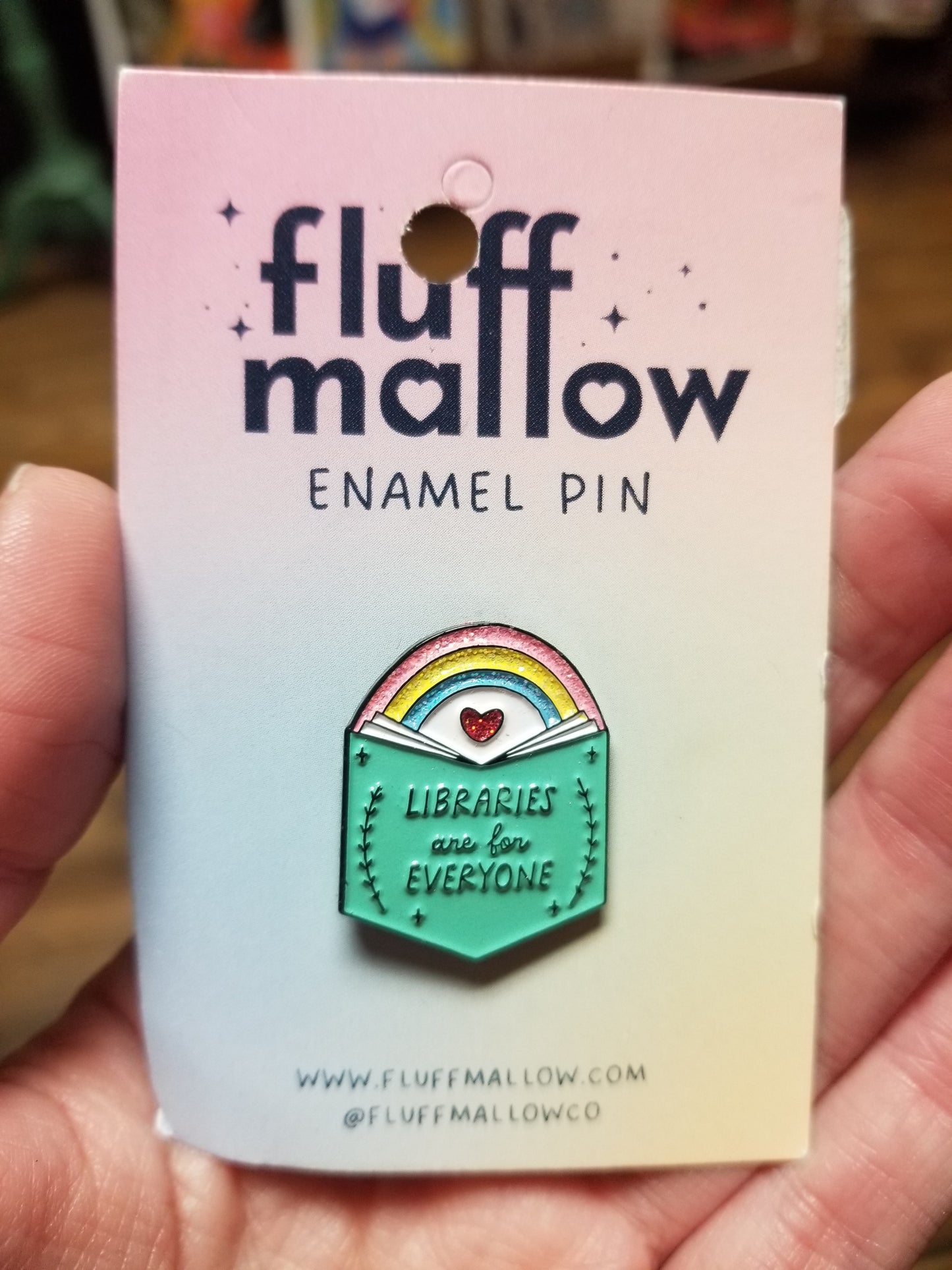 Libraries Are For Everyone ENAMEL PiN