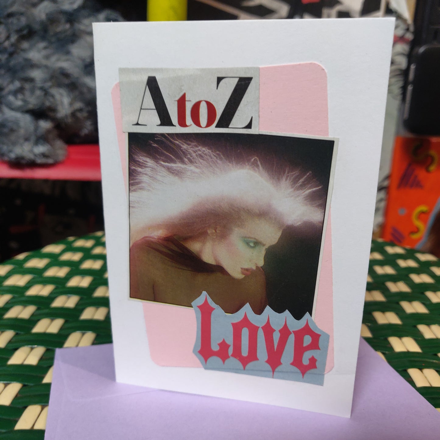 A to Z Love Collage GREETiNG CARD