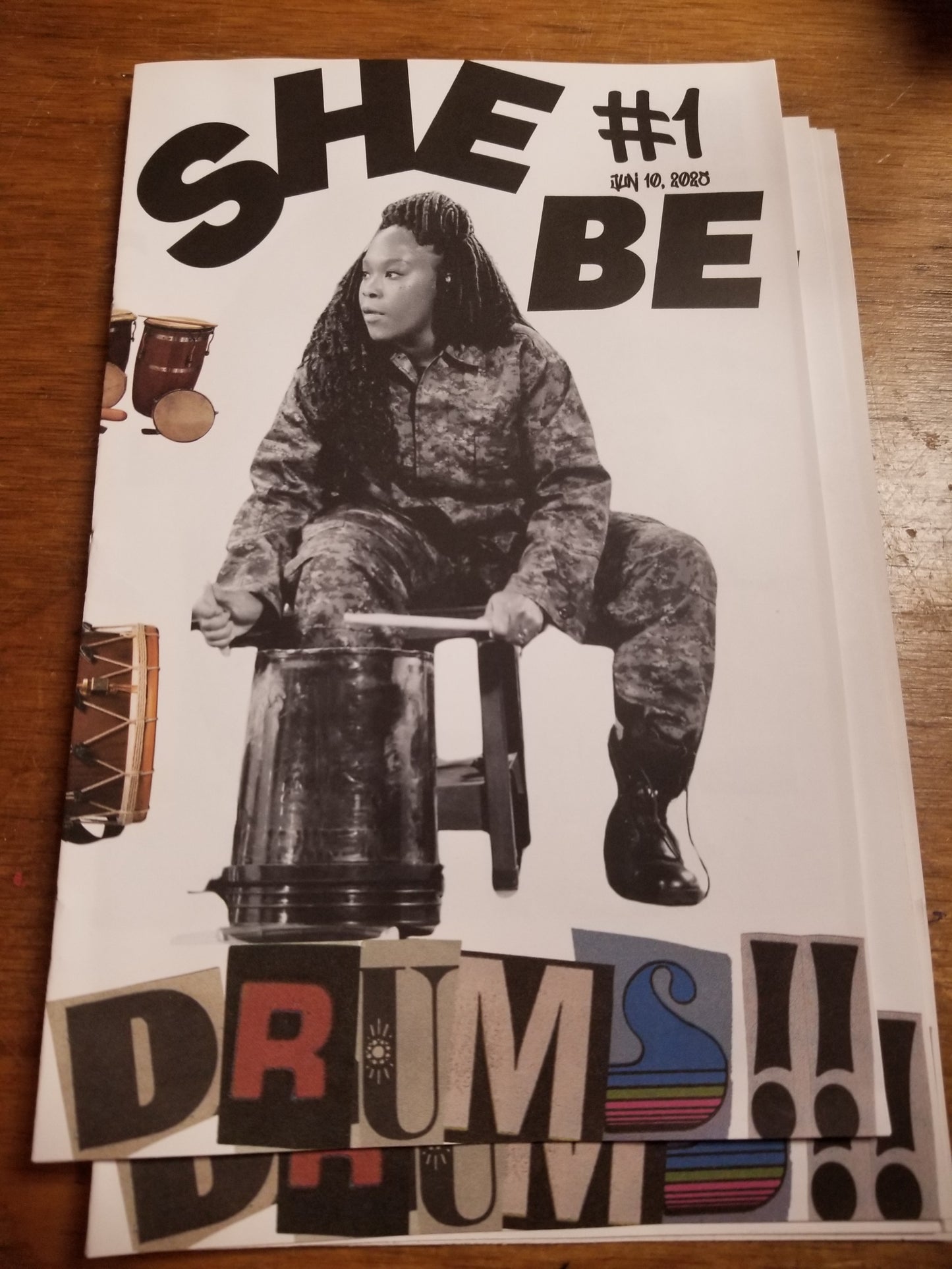 She Be Drums #1 ZINE by Zacchae'us Paul