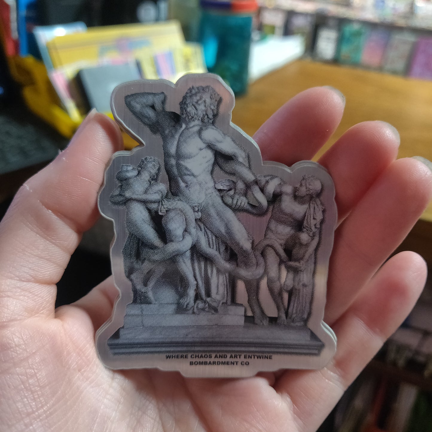 Where Chaos and Art Entwine Bombardment Co STiCKER