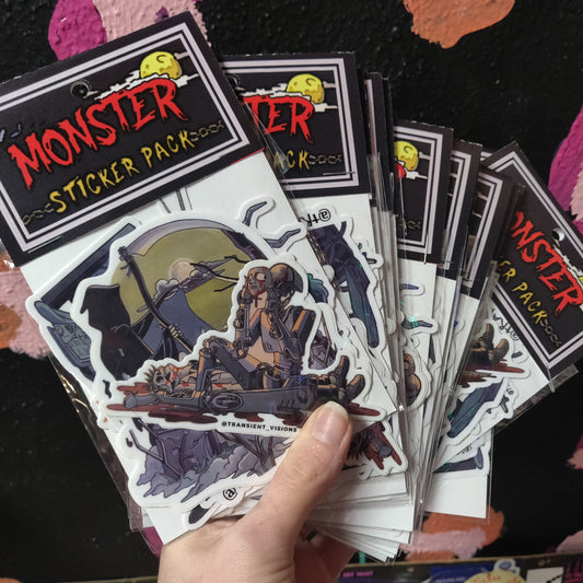Monster STICKER PACK by Transient Visions
