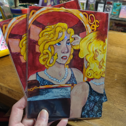 In The Mirror PRINT by @dragonzartz