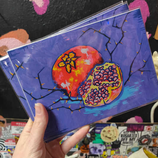 Pomegranate PRINT by @dragonzartz