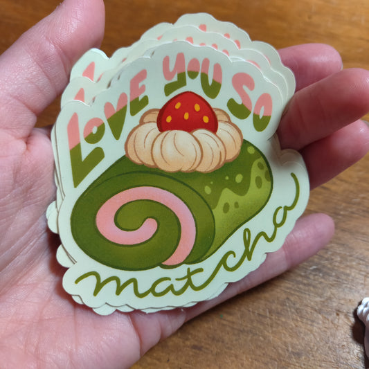 Love You So Matcha STiCKER