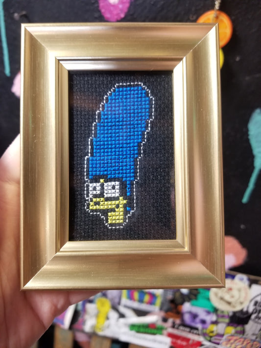 Marge Framed Cross-Stitch
