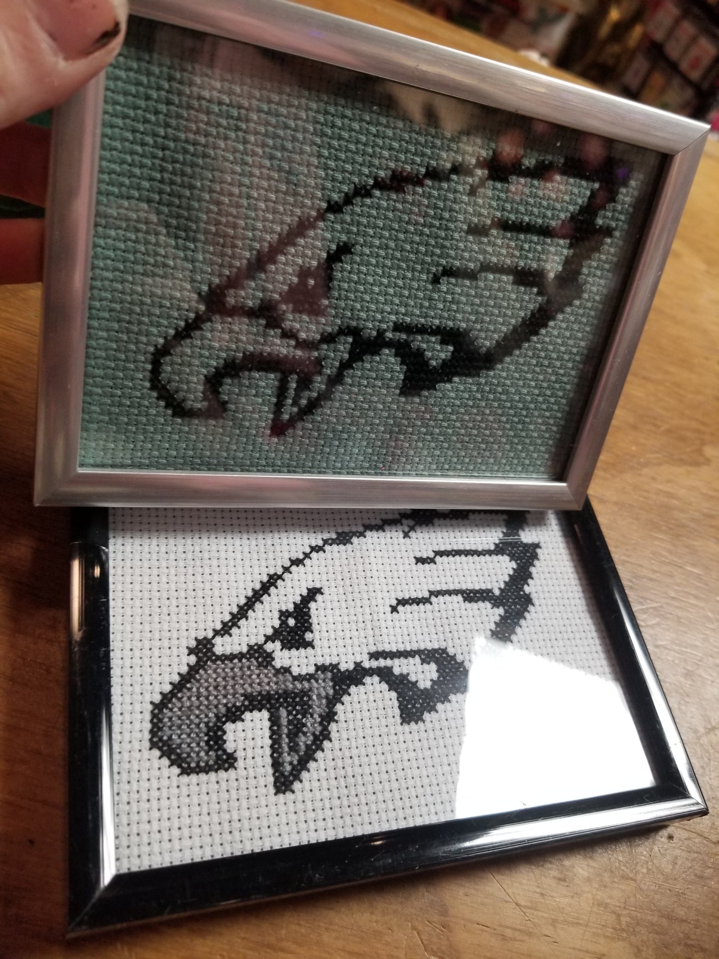 Fly Framed Cross-Stitch