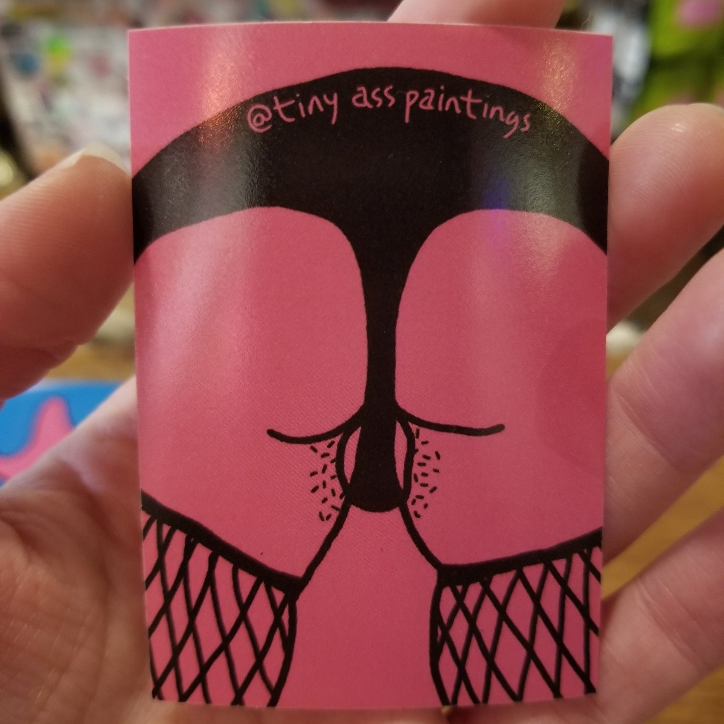 Stormy STICKER by Tiny Ass Paintings