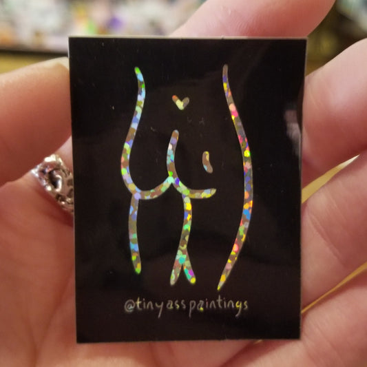 Ethan Fancy Ass STICKER by Tiny Ass Paintings