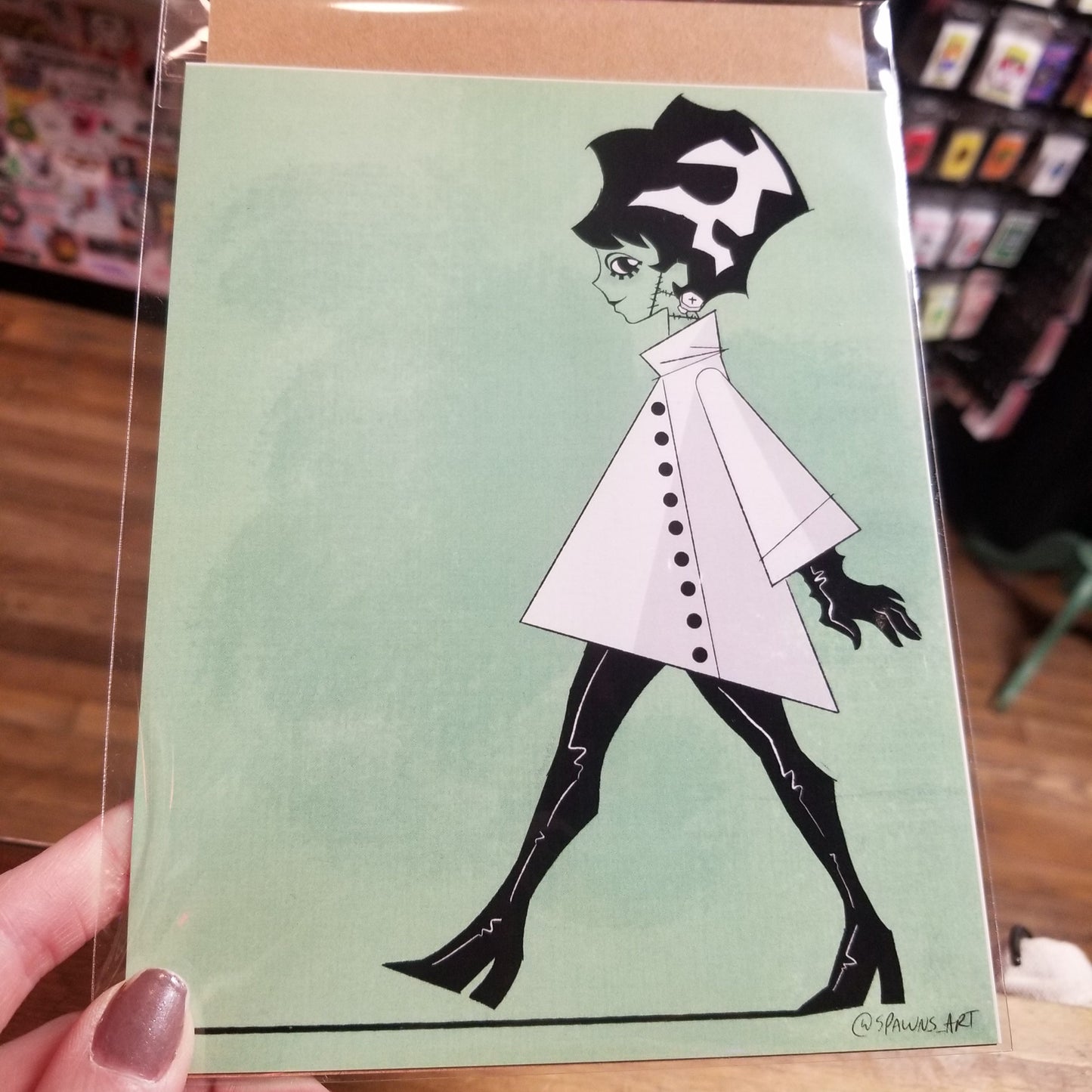 Mod Bride PRiNT by Spawn's Art