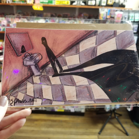 Bathroom at 3am PRiNT by Spawn's Art