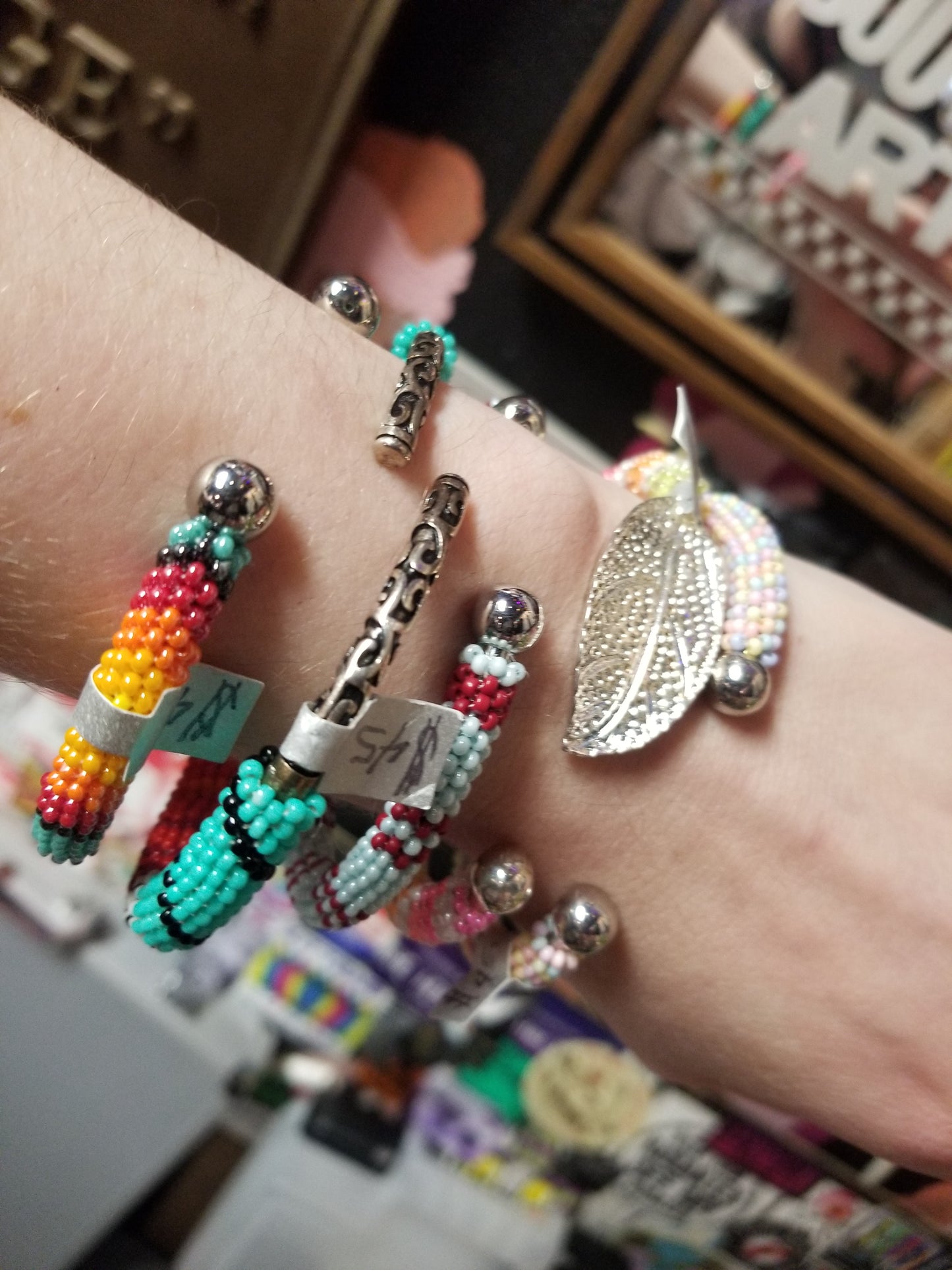 Individually Beaded BRACELETS