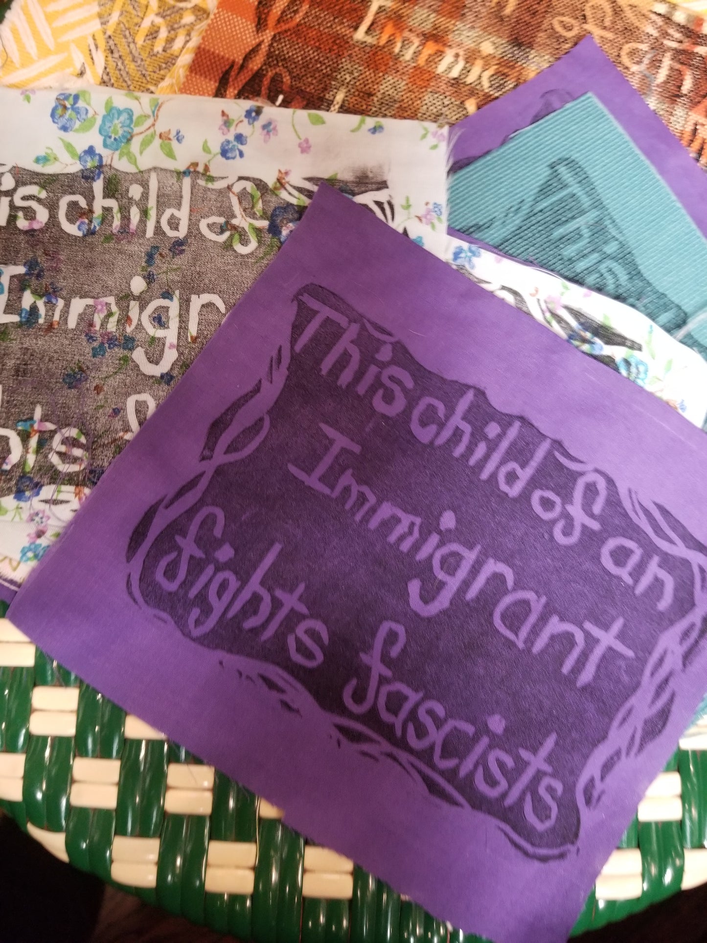 This Child of An Immigrant Fights Fascists PATCH