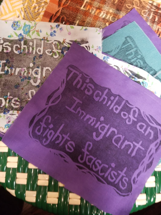 This Child of An Immigrant Fights Fascists PATCH