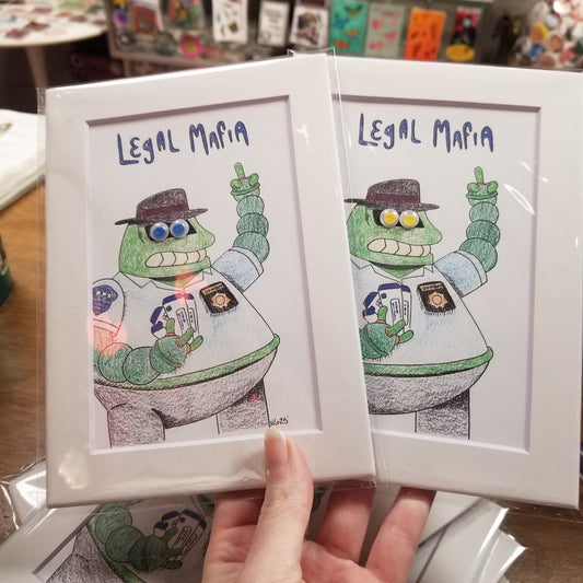 Legal Mafia PPA PRiNT w/ Googly Eyes