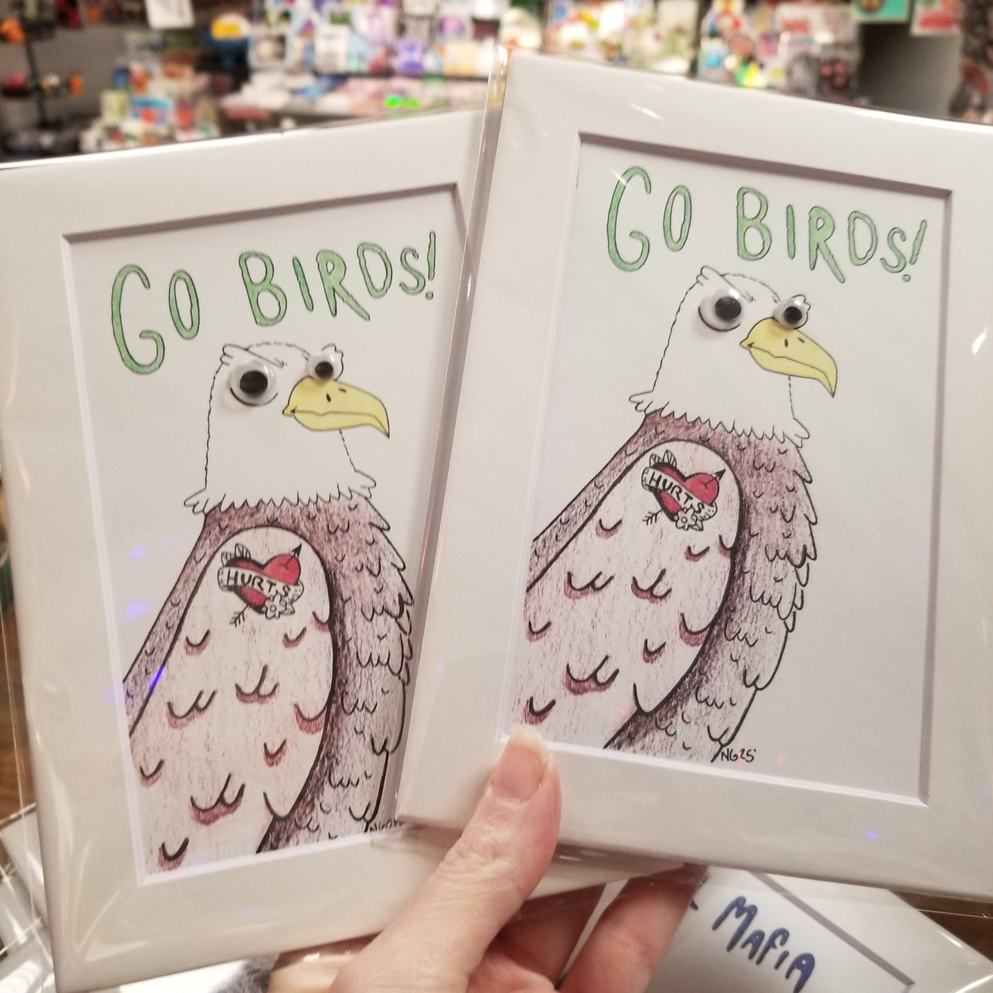 Googly Bird PRiNT w/ Googly Eyes