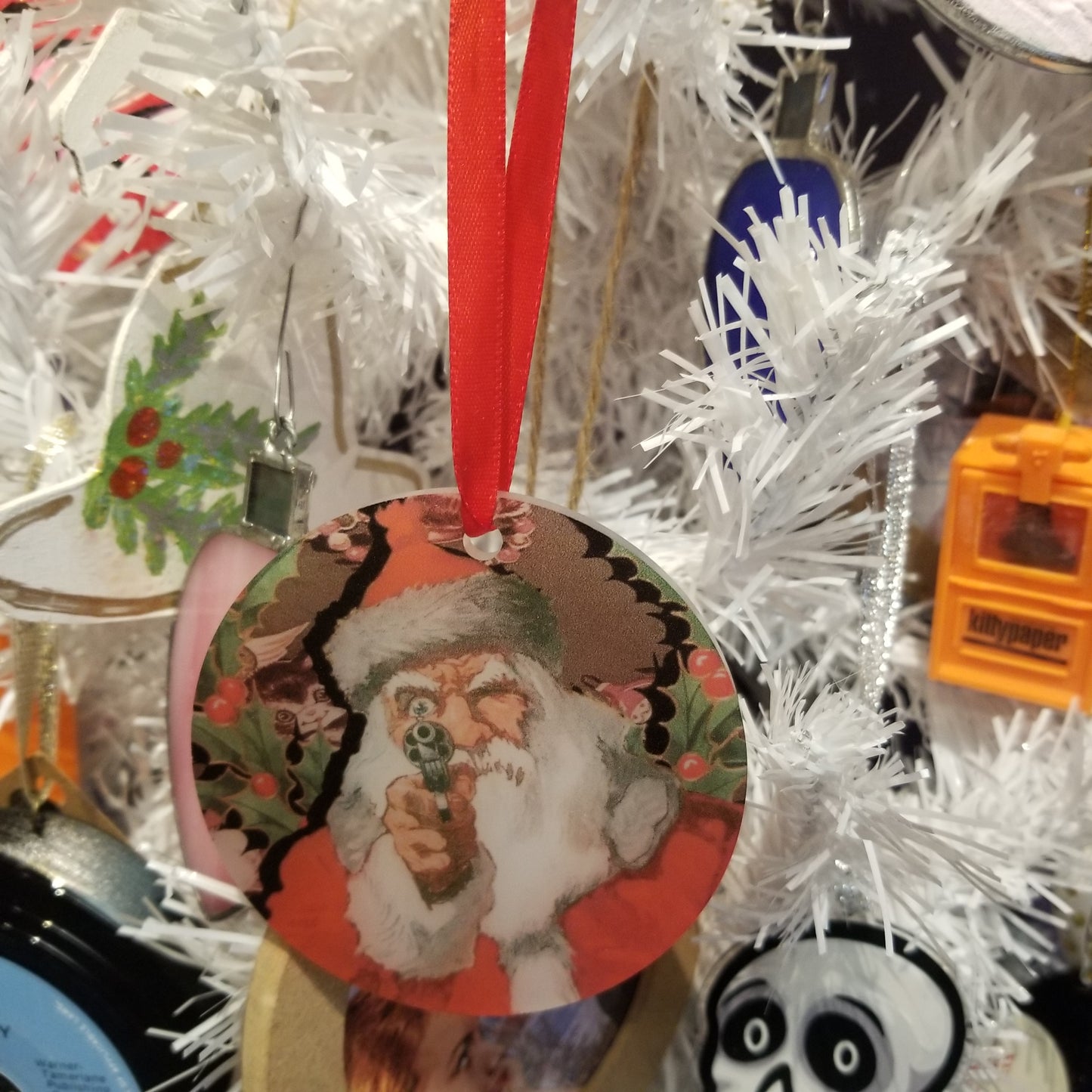 You Better Watch Out Santa ORNAMENT