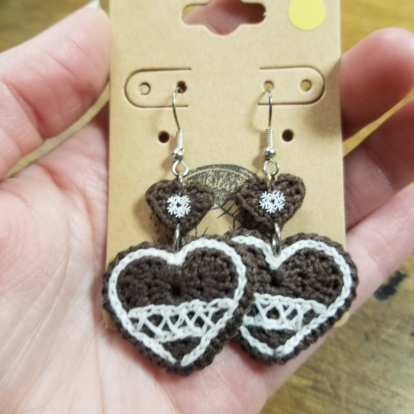 Crochet Gingerbread Cookies EARRiNGS