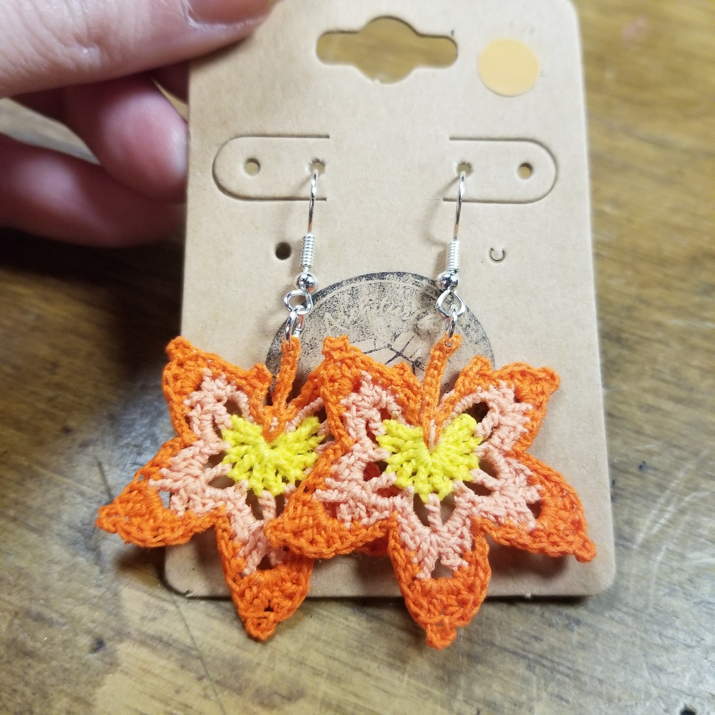 Crochet Leaves EARRiNGS