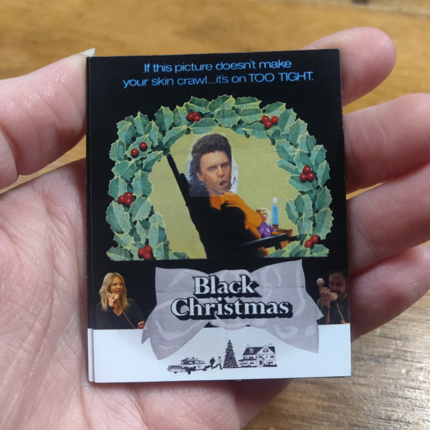 Sunny Black Christmas Mashup MAGNET