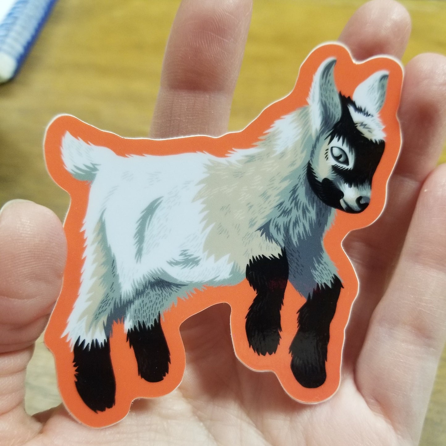 Baby Goat STICKERs by @SophieMargotArt