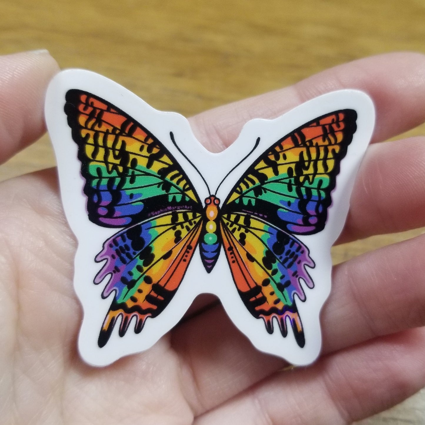 Rainbow Butterfly STiCKER
