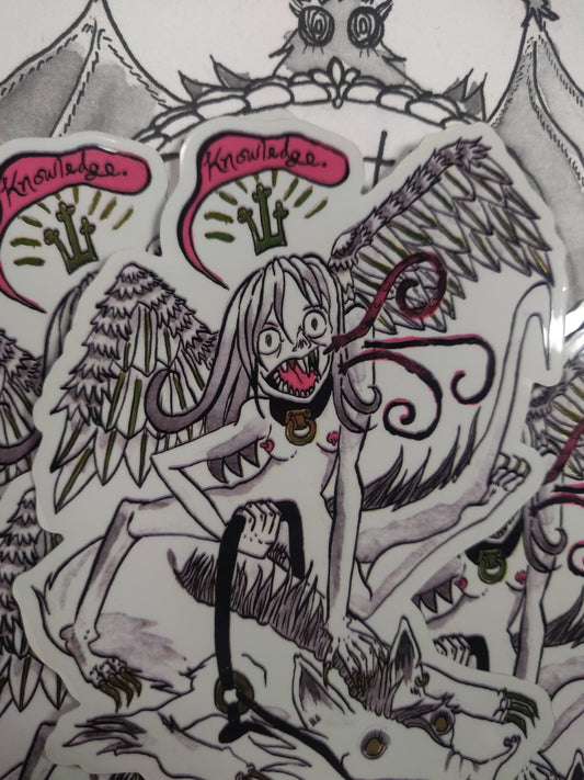 Knowledge STiCKER by Ash Anathema