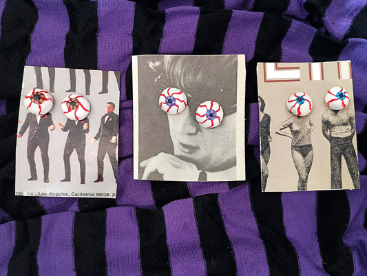 Lil Eyeballs Clay Post EARRINGS