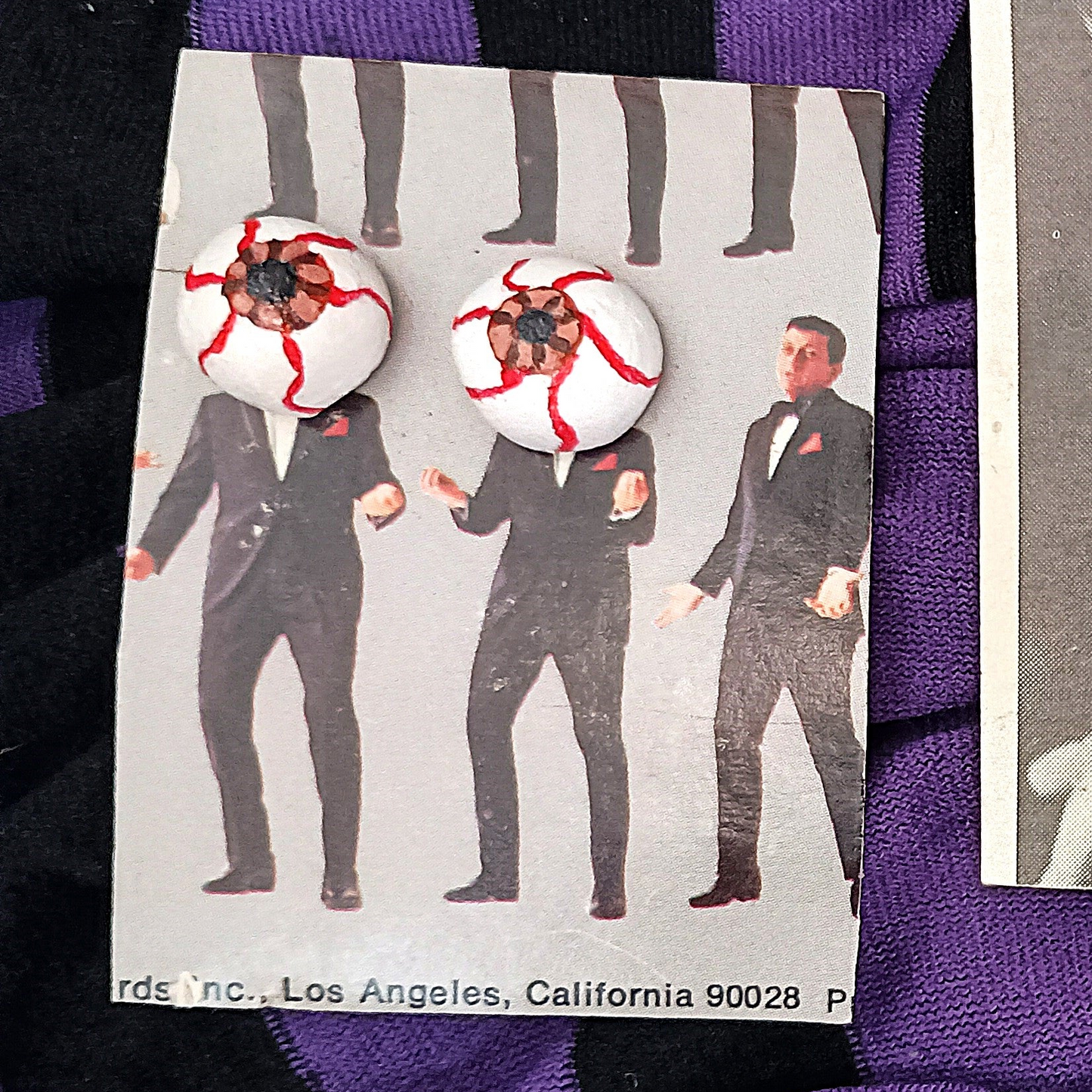 Lil Eyeballs Clay Post EARRINGS