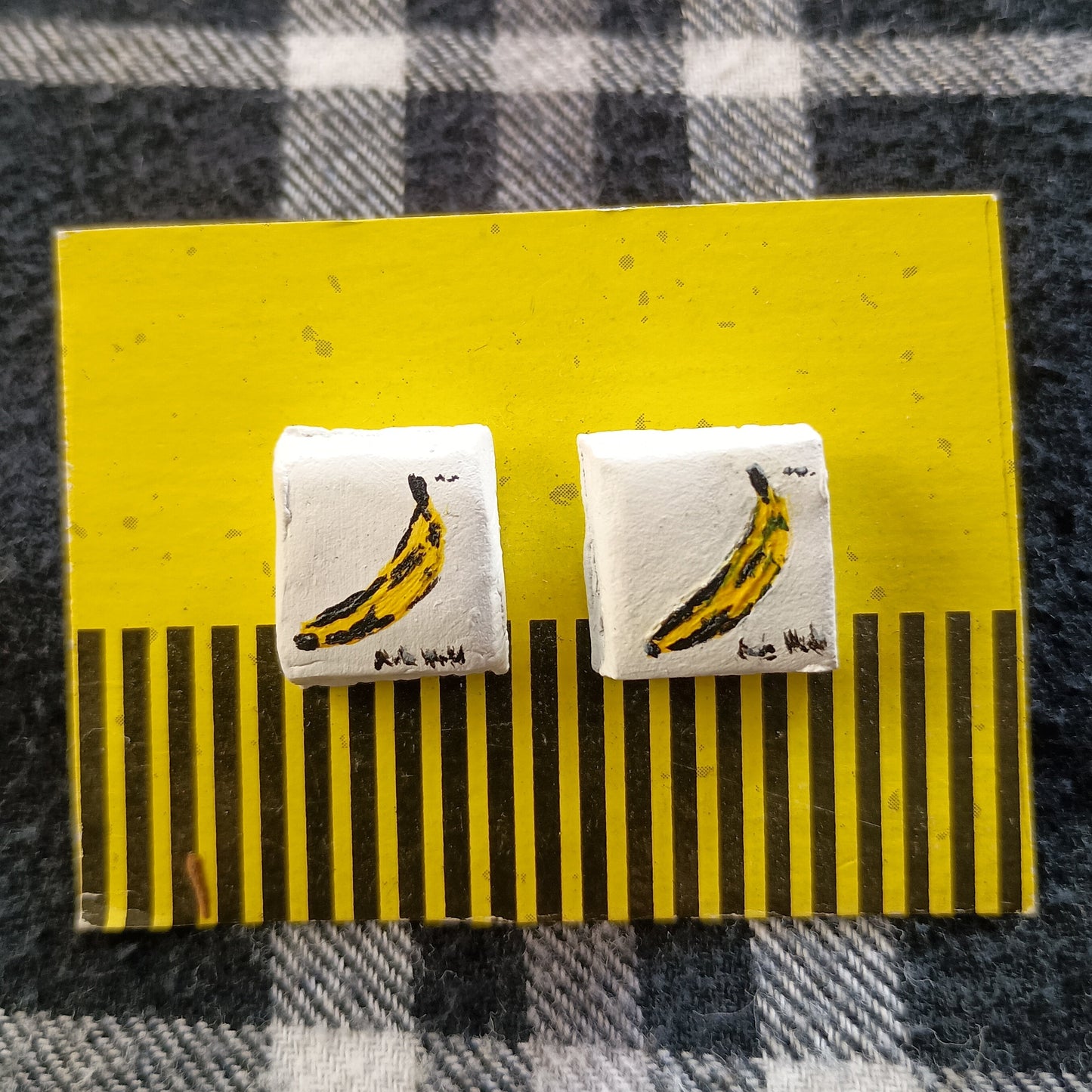 Banana Underground Clay Post EARRINGS