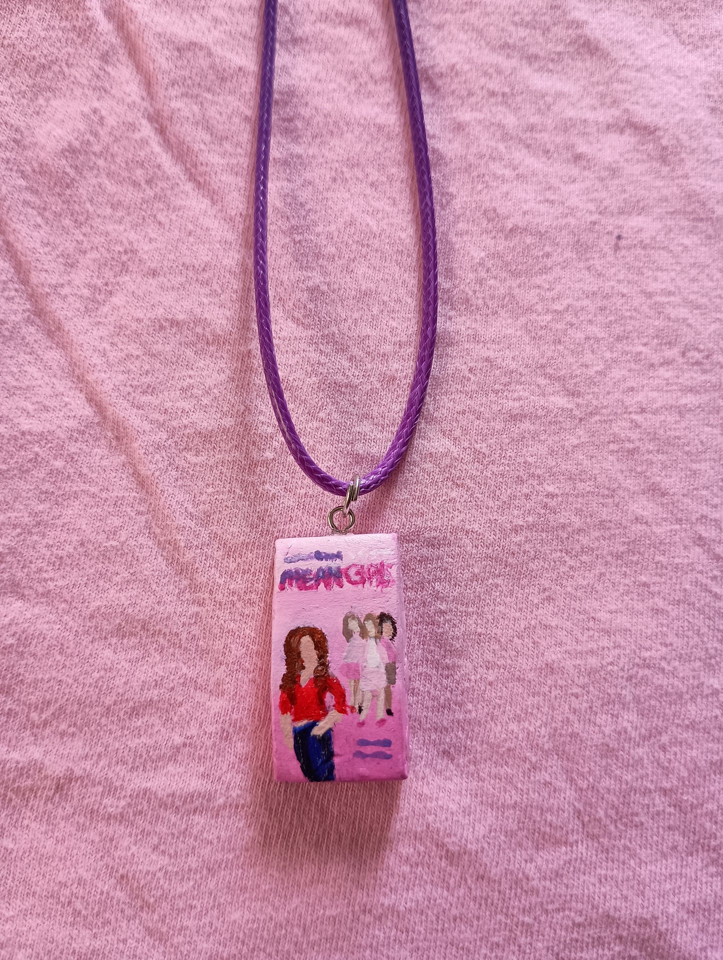 Clay VHS Movie Covers Charm Necklaces