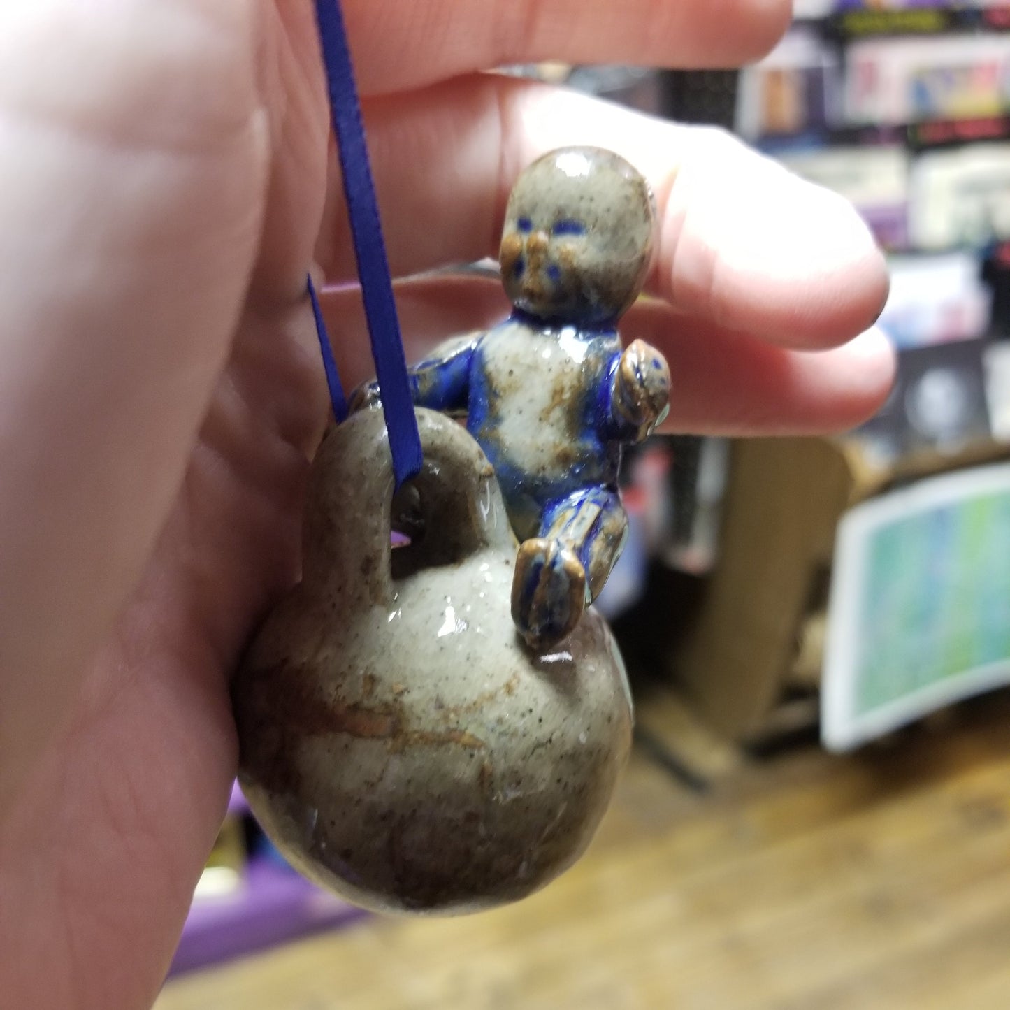 I Came In Like A Wrecking Beeb ORNAMENT by The Ceramery