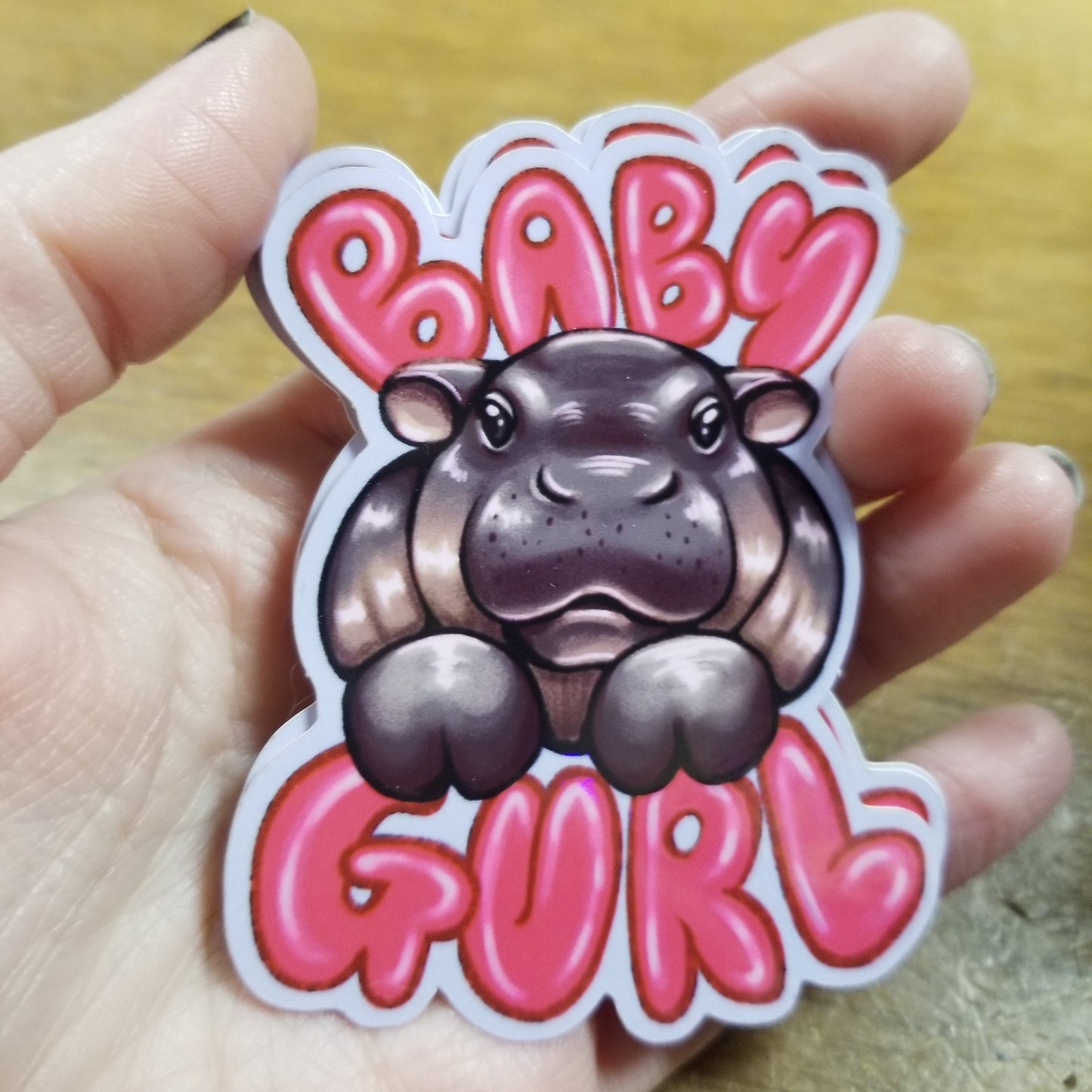 Baby Gurl STICKER by Obeillustration