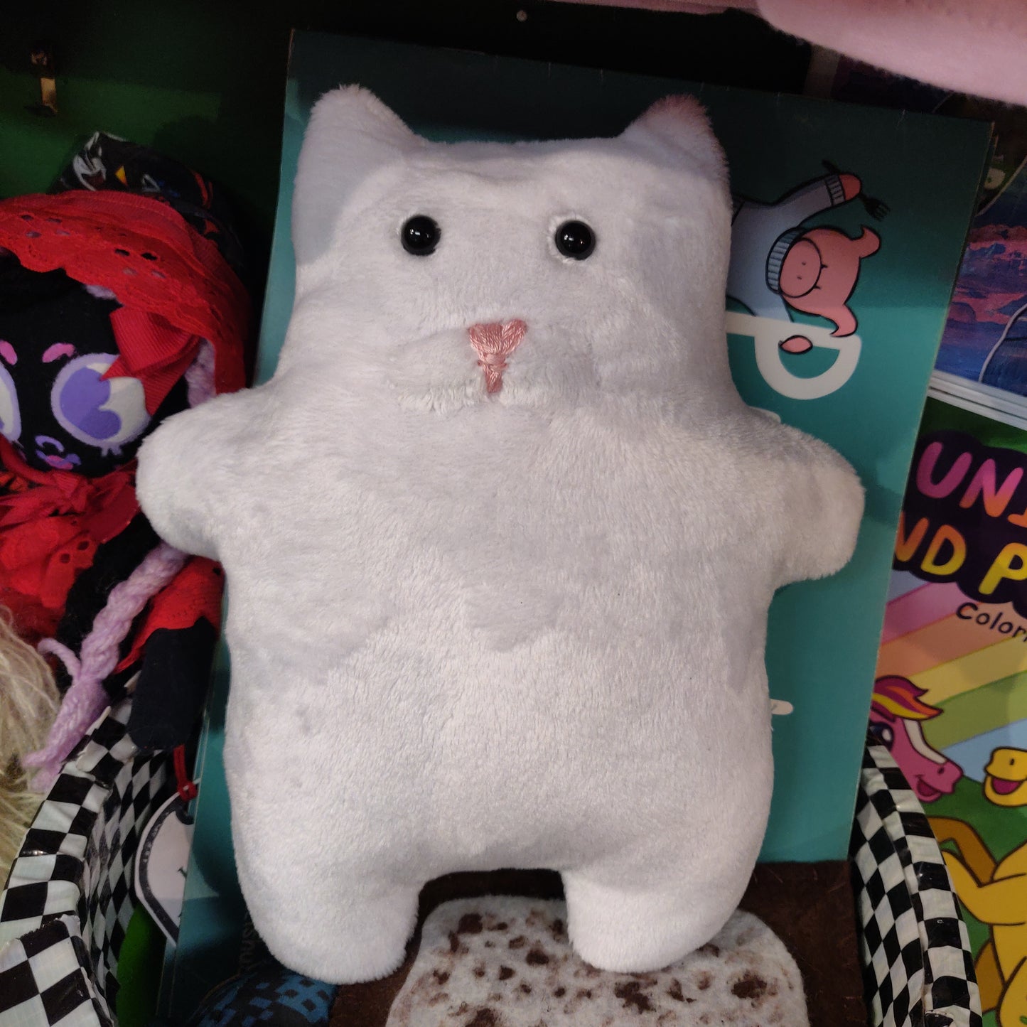 Pink Cat PLUSHiE by Judd's Corner