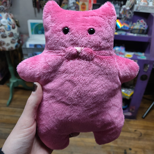Bright Pink Cat PLUSHiE by Judd's Corner