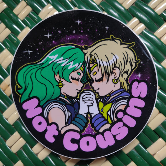 Not Cousins STICKER