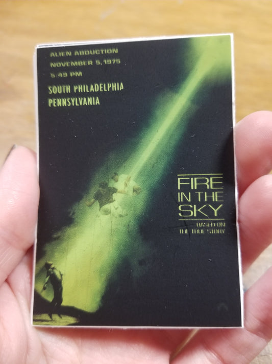 Sunny Horror Fire In The Sky Mashup STICKER