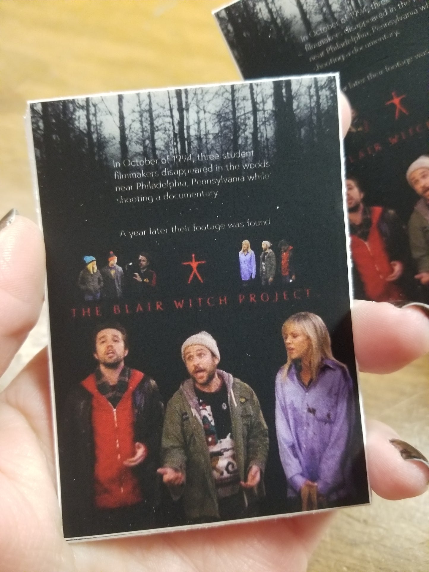 Sunny Horror Blair Witch Mashup STICKER