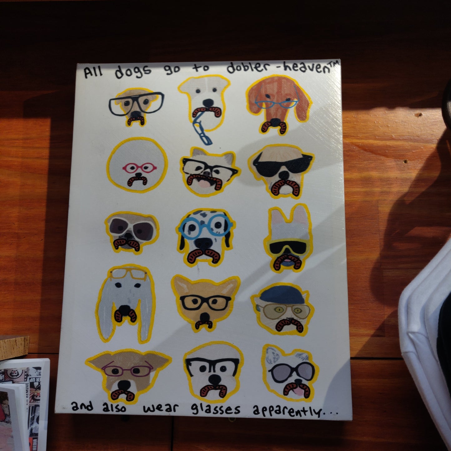 All Dogs Praise Dobler CANVAS ART