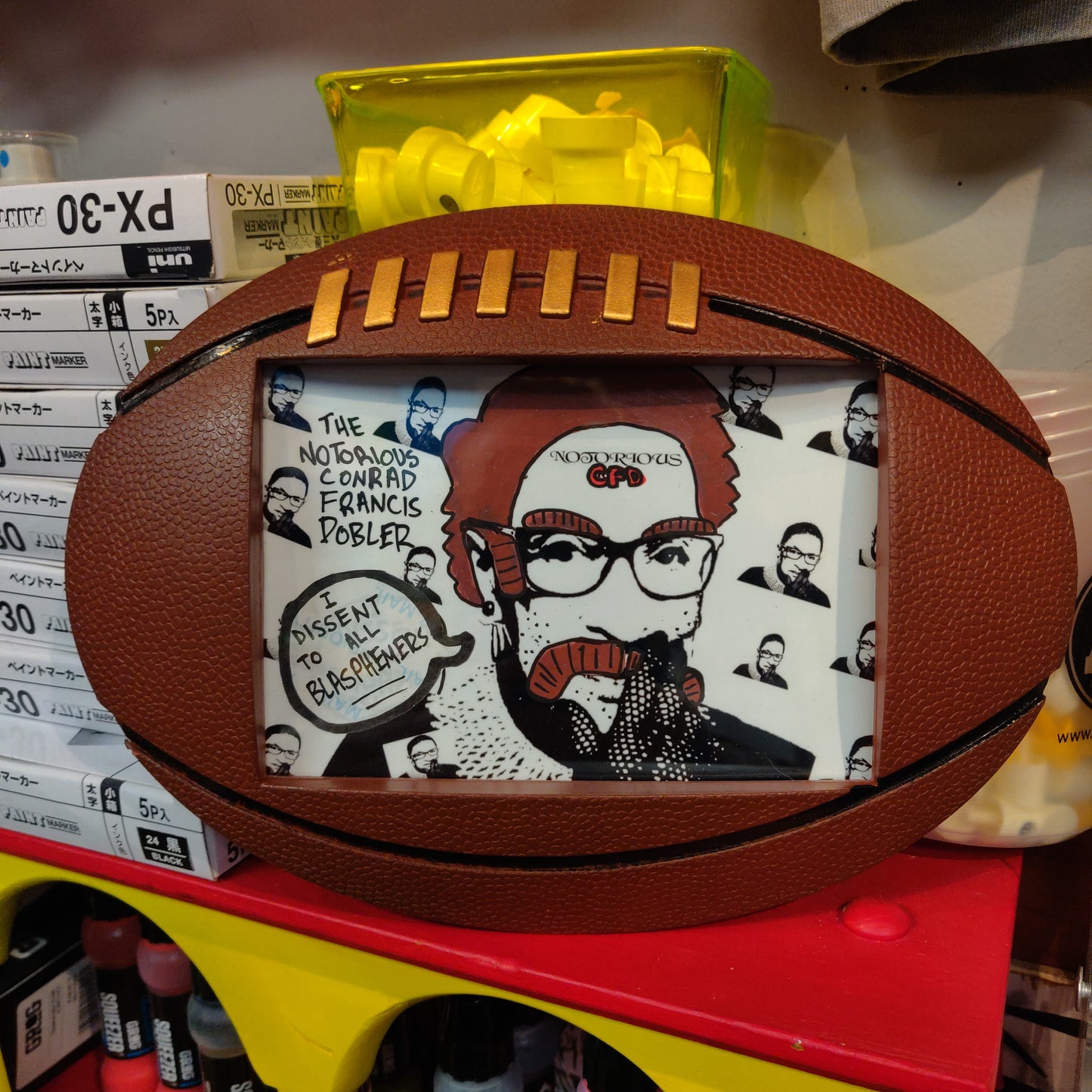 The Notorious CFD Football Framed PRiNT by Praise Dobler