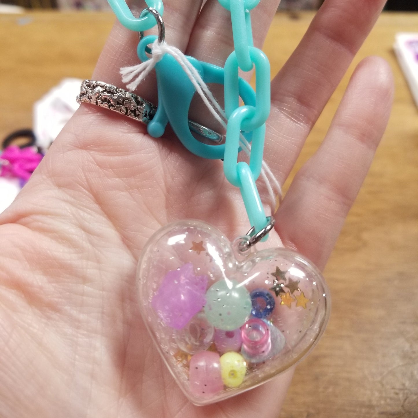 2-in-1 Heart CLiP CHAiNS by Starly Art Studio