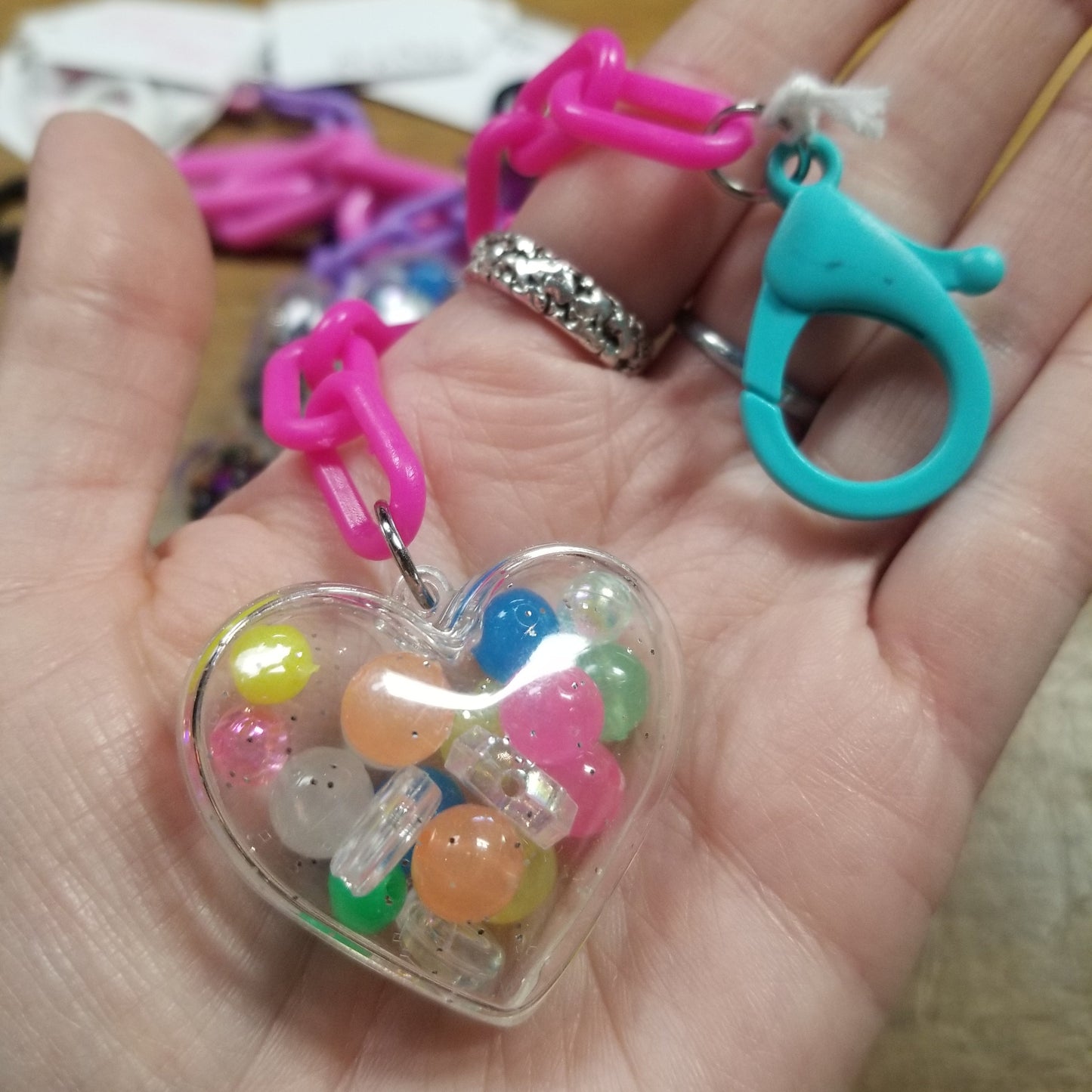 2-in-1 Heart CLiP CHAiNS by Starly Art Studio