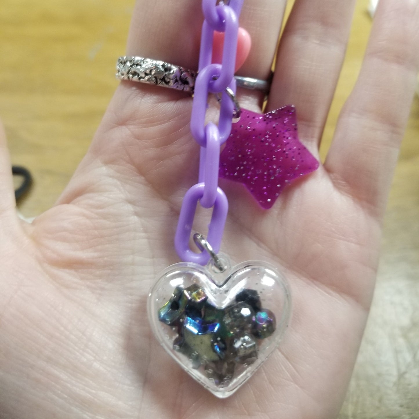 2-in-1 Heart CLiP CHAiNS by Starly Art Studio
