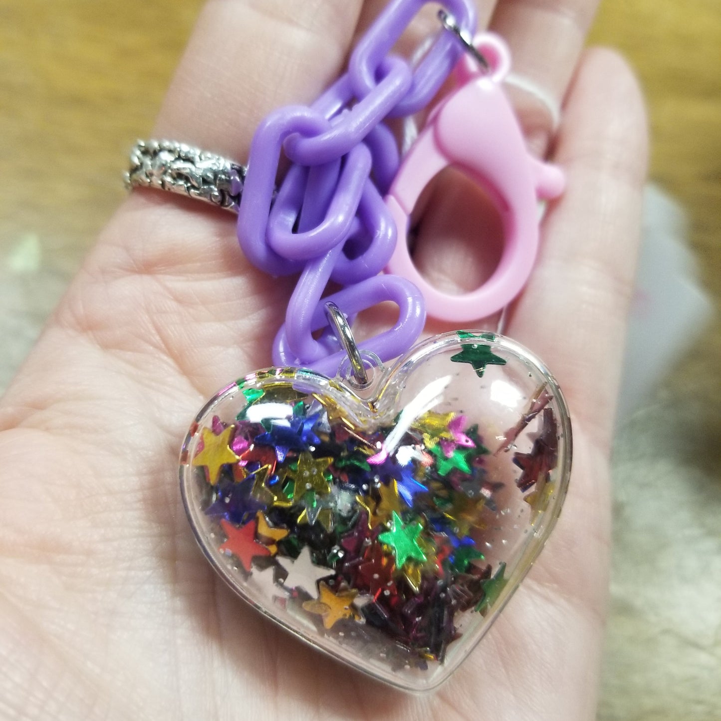 2-in-1 Heart CLiP CHAiNS by Starly Art Studio