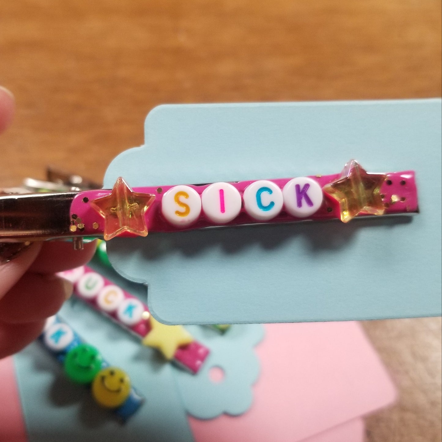 Beaded HAiR PiNs / BARRETTES by Starly Art Studio