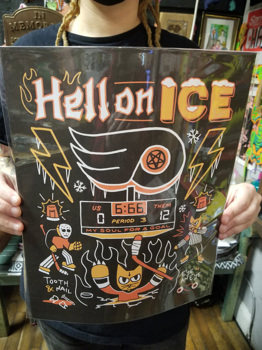 Hell On Ice PRINT by the666cat
