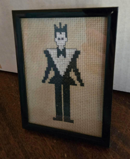Klaus Framed Cross-Stitch