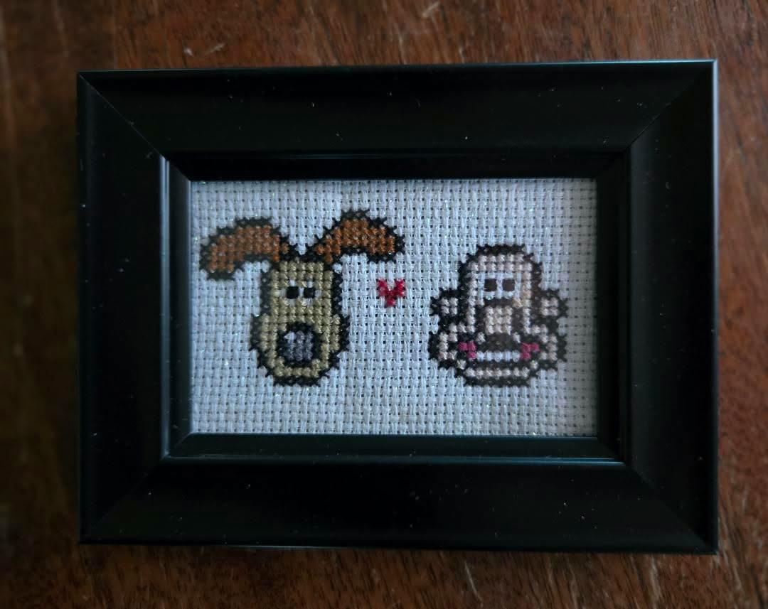 W & G Framed Cross-Stitch
