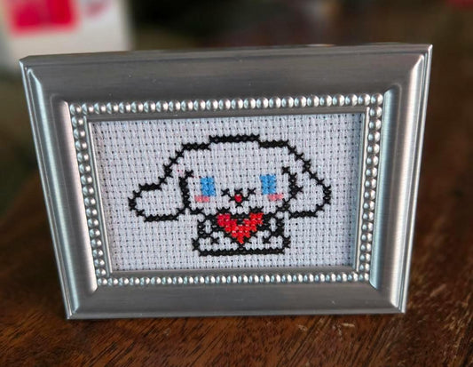 Cinnamon Framed Cross-Stitch