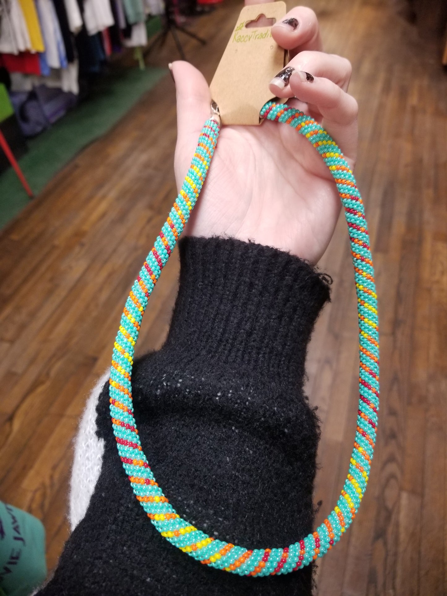 Individually Beaded ROPE NECKLACES